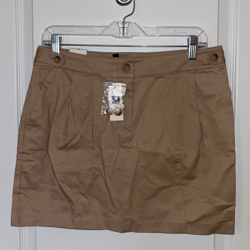 GAP Khaki Skirt SZ 8 NWT